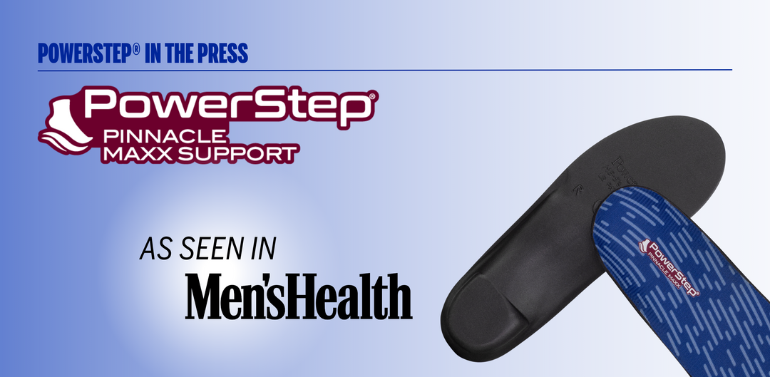 PowerStep Pinnacle Maxx Support Orthotic Insoles featured in Men's Health