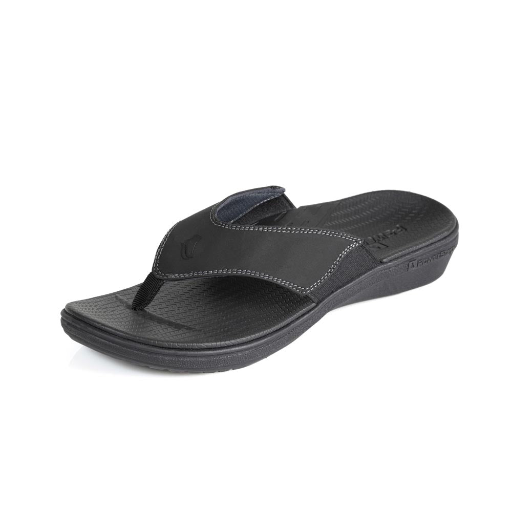 powerstep orthotic arch supporting sandals for women, black sandals 