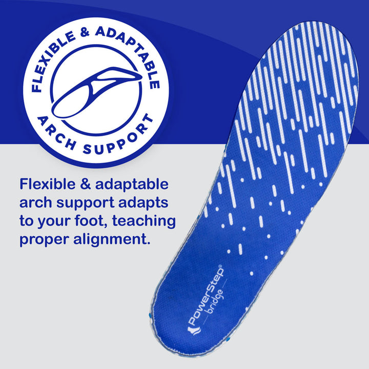 Flexible &amp; Adaptable Arch Support: Flexible and adaptable arch support adapts to your foot, teaching proper alignment.