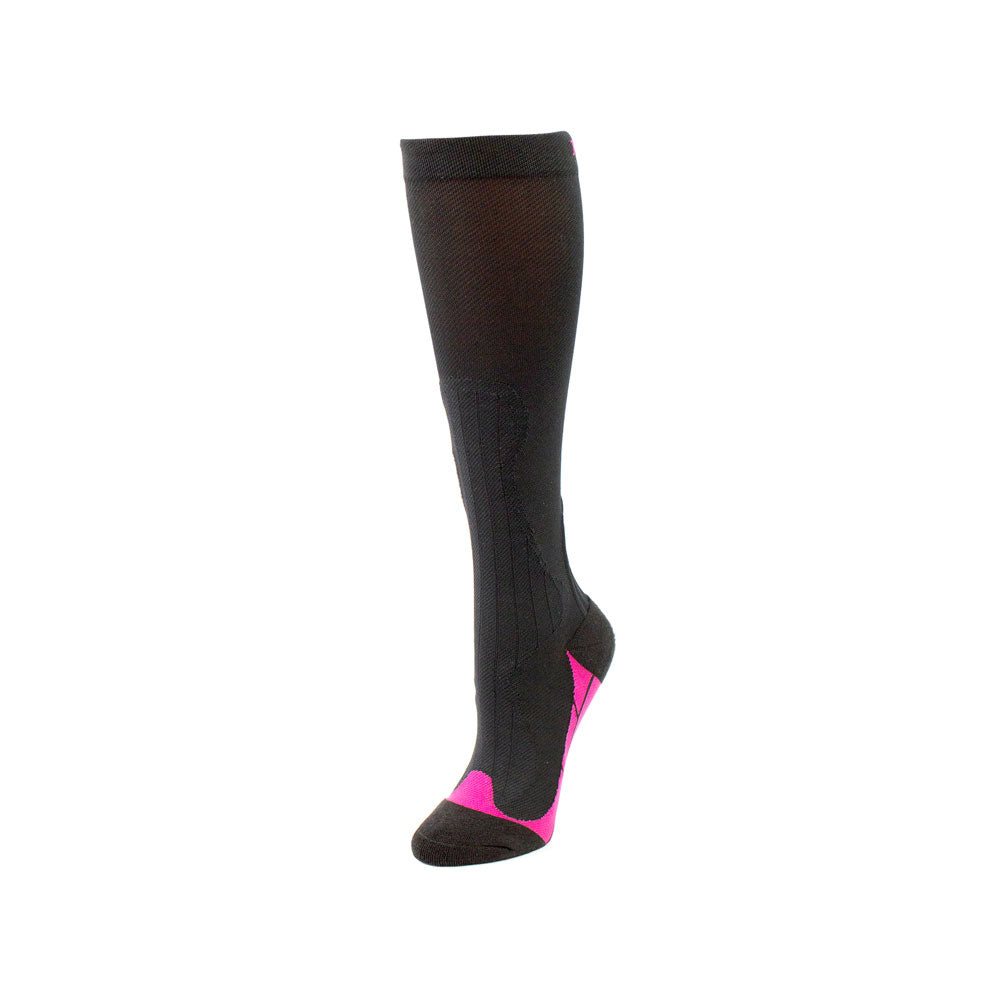 2nd Generation Recovery Socks for women, lycra and nylon knit structure with COOLMAX interwoven fabric for cool, comfortable wear 