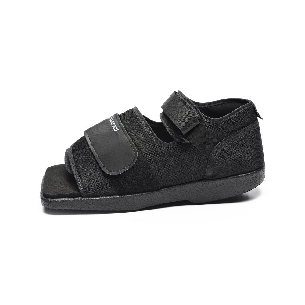 PowerStep Square Toe Post-Op Shoe for post-op protection for forefoot trauma and stress fractures, pair with the PowerStep Contoured Inner Sole