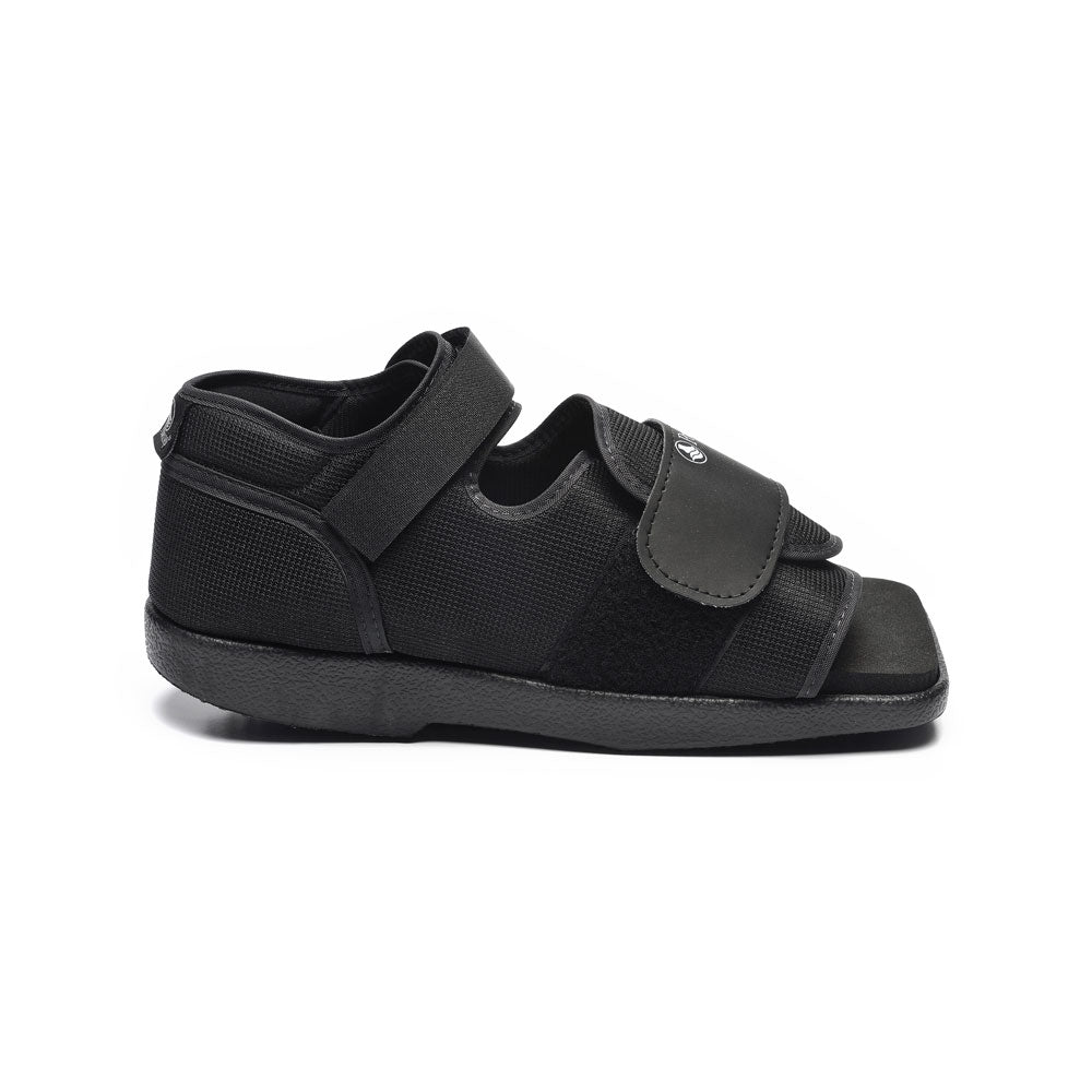 PowerStep Square Toe Post-Op Shoe for post-op protection for forefoot trauma and stress fractures, pair with the PowerStep Contoured Inner Sole